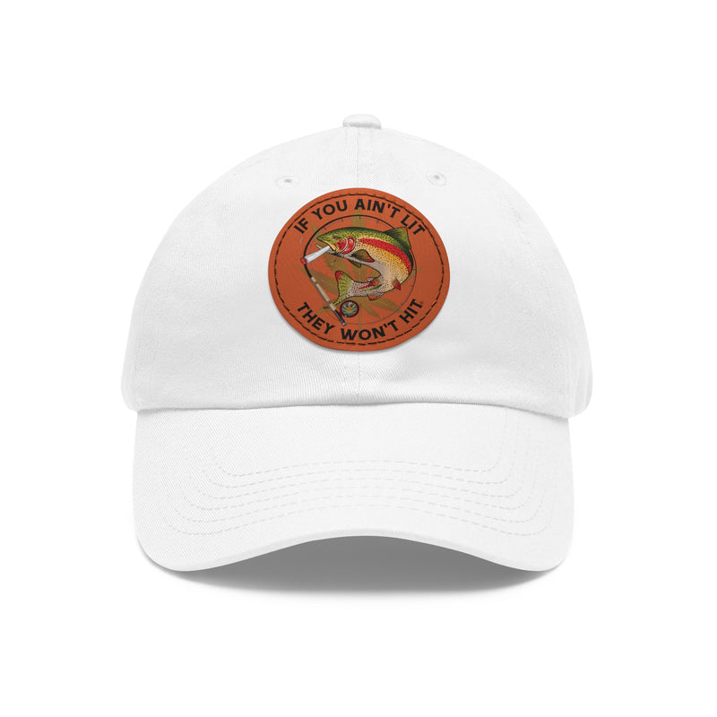 Load image into Gallery viewer, Doobie Rainbow Trout Leather Patch Cap