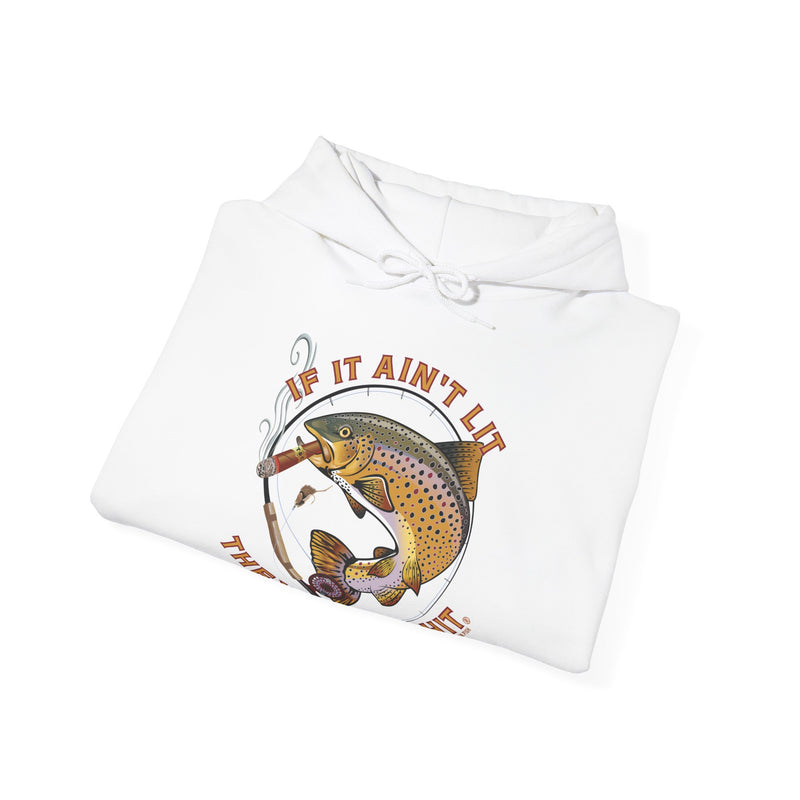 Load image into Gallery viewer, Smokin' Brown Trout & Mouse Hoodie