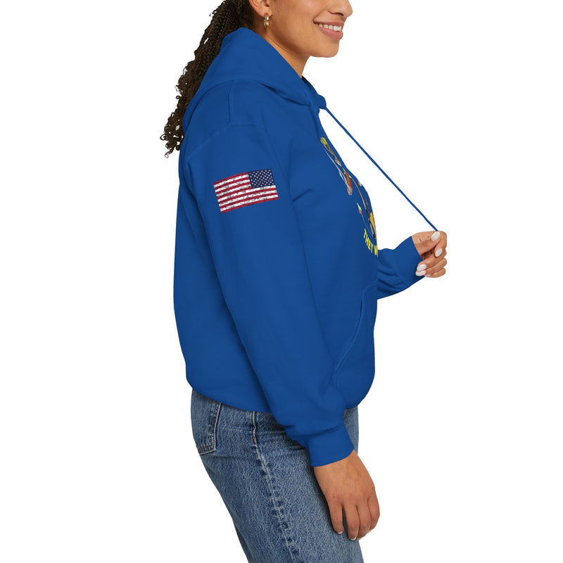 Load image into Gallery viewer, Smokin' Walleye Patriot Hoodie Sweatshirt