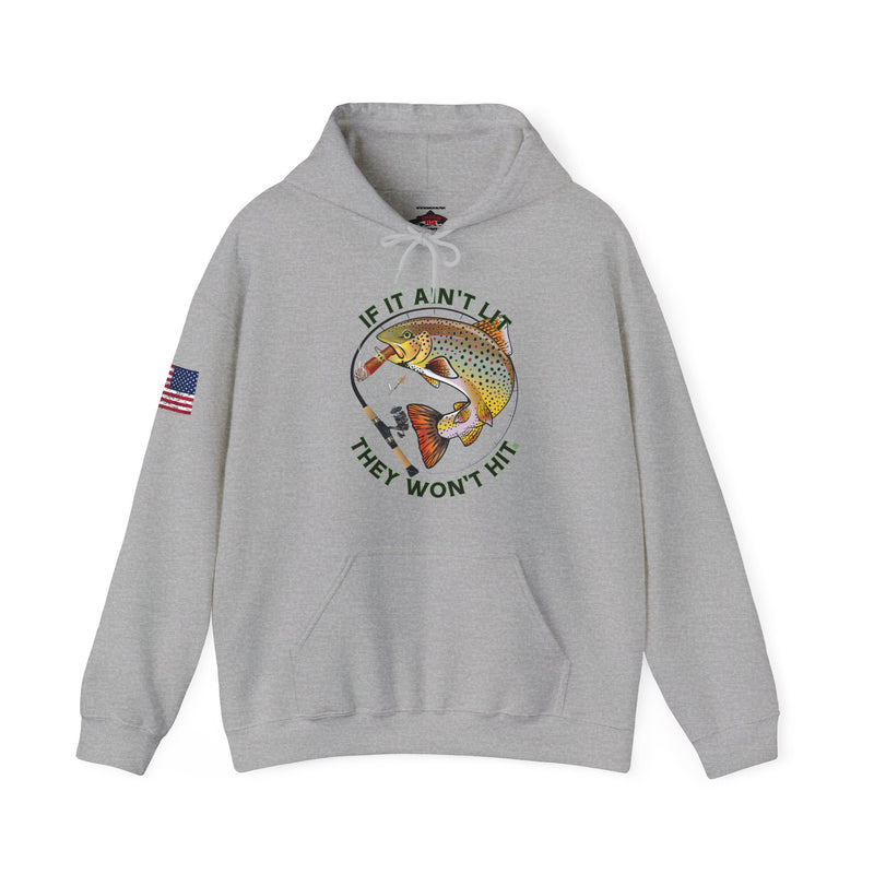 Load image into Gallery viewer, Smokin' Spinning Brown Patriot Hoodie Sweatshirt