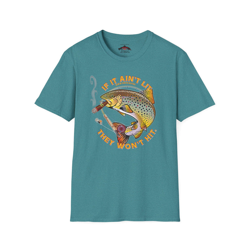Load image into Gallery viewer, Smokin' Brown Trout Cigar T-Shirt