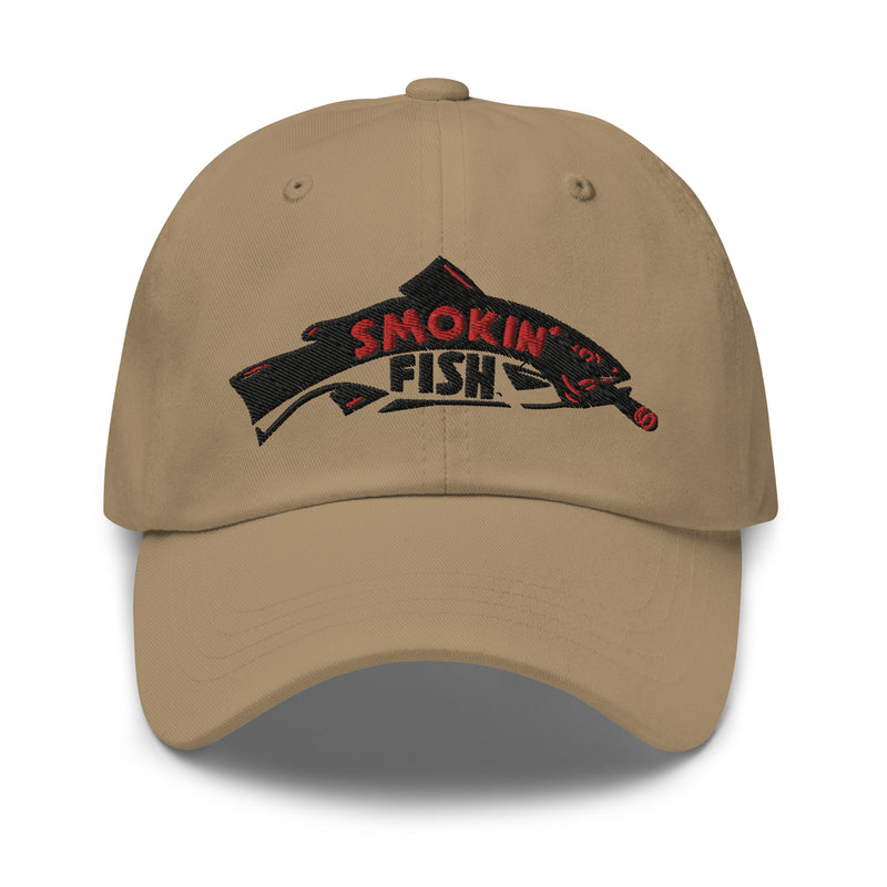 Load image into Gallery viewer, Smokin' Fish® Signature Embroidered Cap | Black Fish