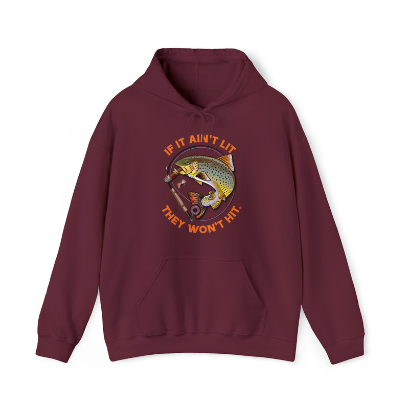 Load image into Gallery viewer, Smokin&#39; Brown Trout Unisex Heavy Blend™ Hooded Sweatshirt
