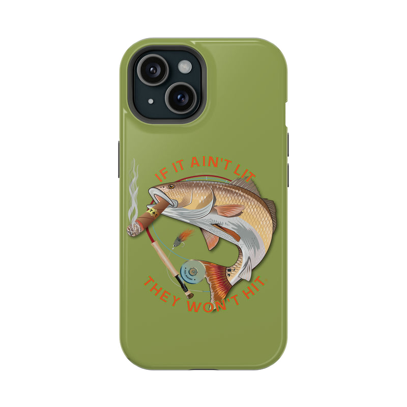 Load image into Gallery viewer, Smokin&#39; Redfish Rugged MagSafe iPhone Case
