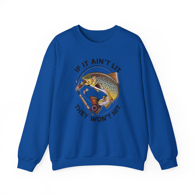 Load image into Gallery viewer, Smokin&#39; Brown Trout Heavy Blend™ Crewneck Sweatshirt
