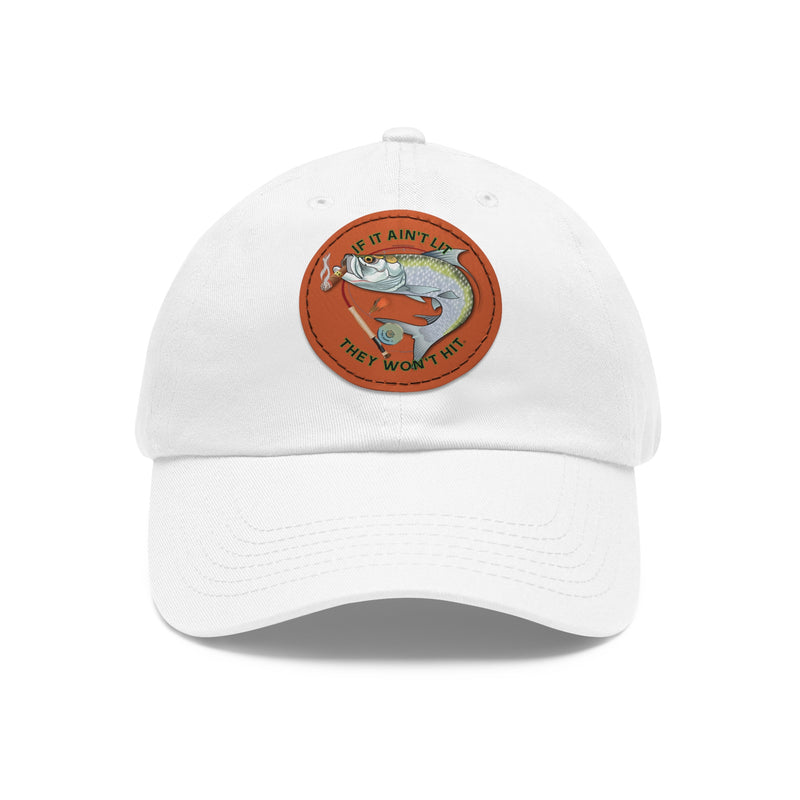 Load image into Gallery viewer, Smokin&#39; Tarpon Cap with Leather Patch
