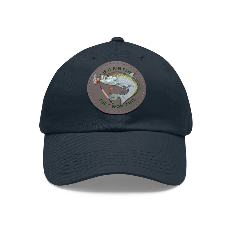 Load image into Gallery viewer, Smokin&#39; Tarpon Cap with Leather Patch
