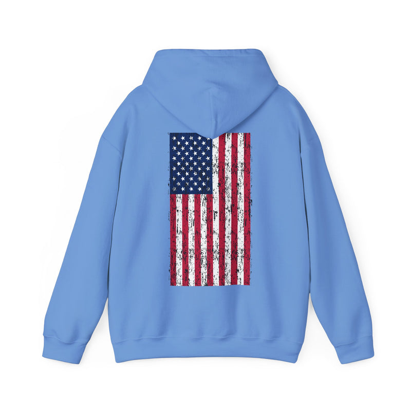 Load image into Gallery viewer, SMOKIN&#39; Doobie Cowboy Skull Americana Fly Rod Hoodie Sweatshirt
