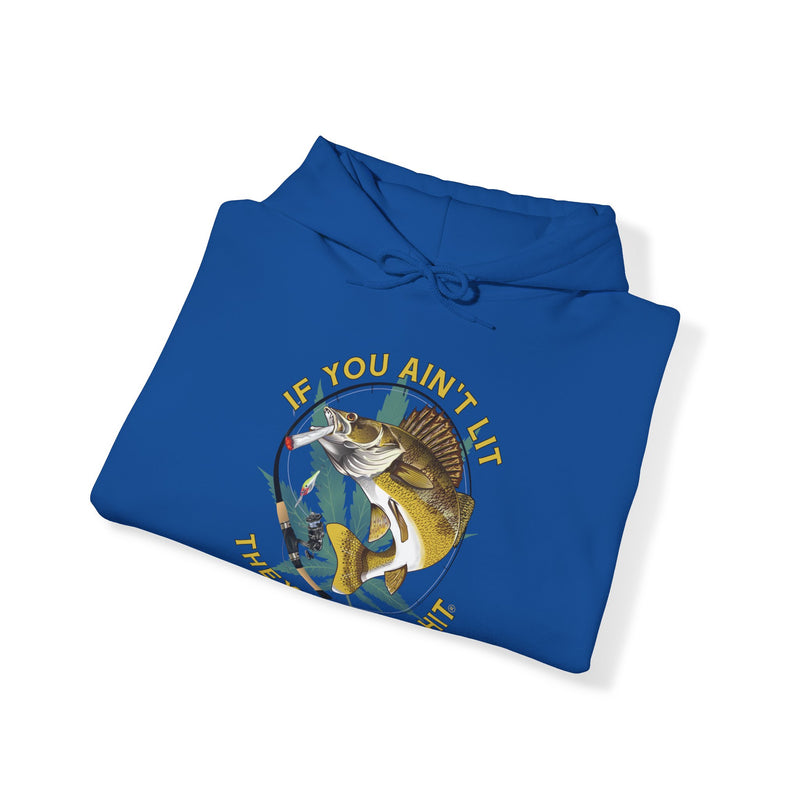 Load image into Gallery viewer, Doobie Walleye Heavy Blend™ Hooded Sweatshirt
