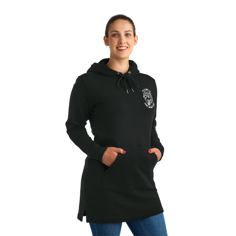 Load image into Gallery viewer, Smokin&#39; Brown Trout Women&#39;s Streeter Hoodie Dress
