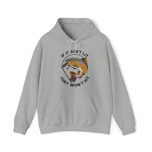 Smokin' Brown Trout & Mouse Heavy Blend™ Hoodie Sweatshirt