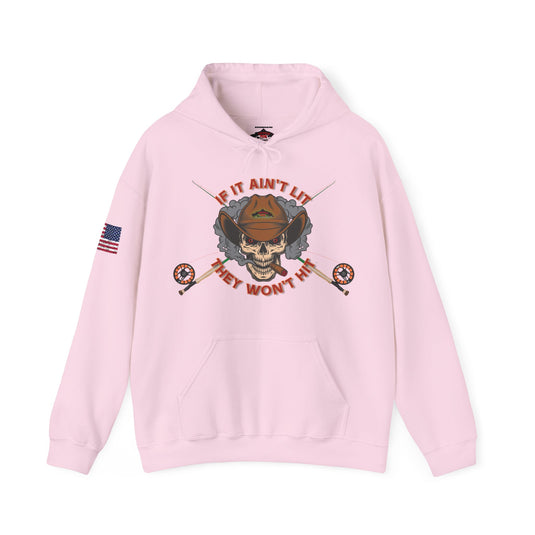 Smokin' Skull Patriot Hoodie Sweatshirt