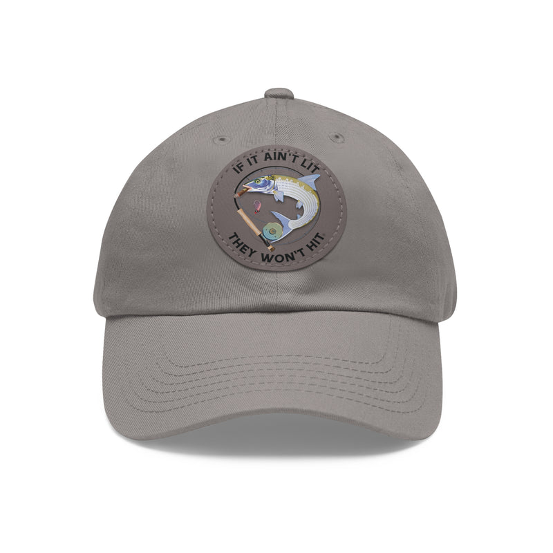 Load image into Gallery viewer, Smokin&#39; Bonefish Cap with Leather Patch
