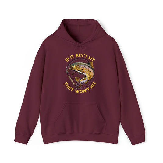 Smokin' Brown Trout & Mouse Unisex Heavy Blend™ Hooded Sweatshirt
