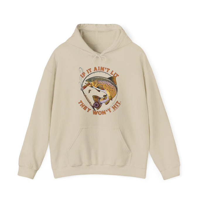 Smokin' Brown Trout & Mouse Hoodie