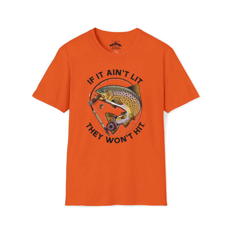 Load image into Gallery viewer, Smokin&#39; Brown Trout &amp; Mouse T-Shirt
