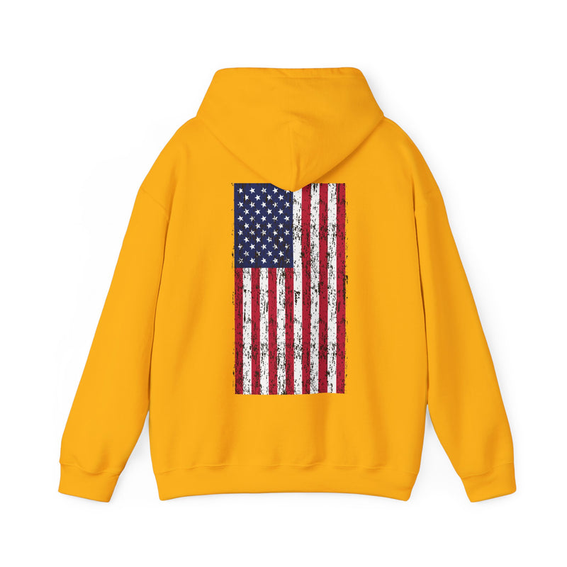 Load image into Gallery viewer, SMOKIN&#39; Doobie Cowboy Skull Americana Fly Rod Hoodie Sweatshirt
