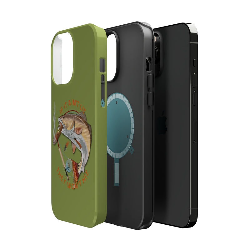 Load image into Gallery viewer, Smokin&#39; Redfish Rugged MagSafe iPhone Case
