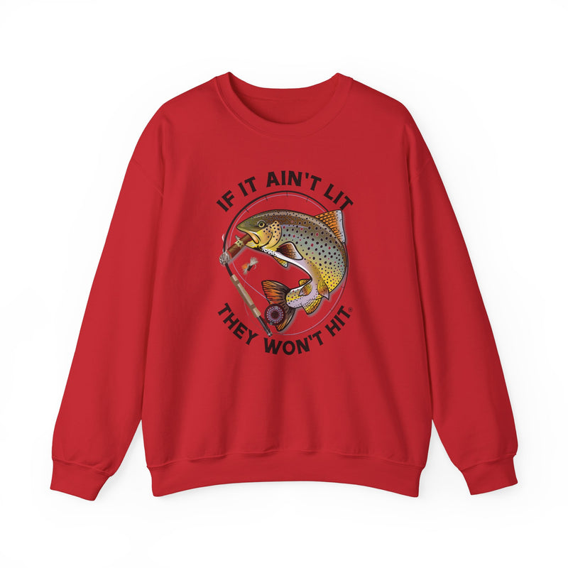 Load image into Gallery viewer, Smokin&#39; Brown Trout Heavy Blend™ Crewneck Sweatshirt
