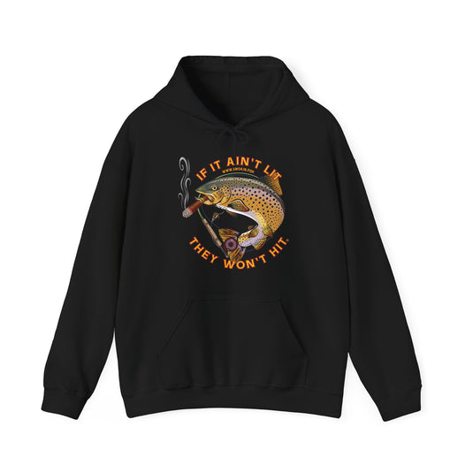 Smokin' Brown Trout Hooded Sweatshirt
