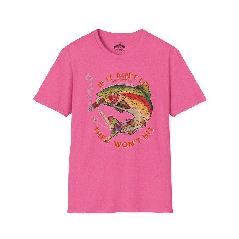 Load image into Gallery viewer, Smokin&#39; Rainbow Trout Cigar T-Shirt

