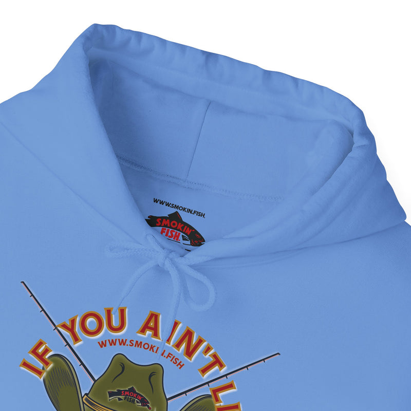 Load image into Gallery viewer, SMOKIN&#39; Doobie Cowboy Skull Americana Fly Rod Hoodie Sweatshirt
