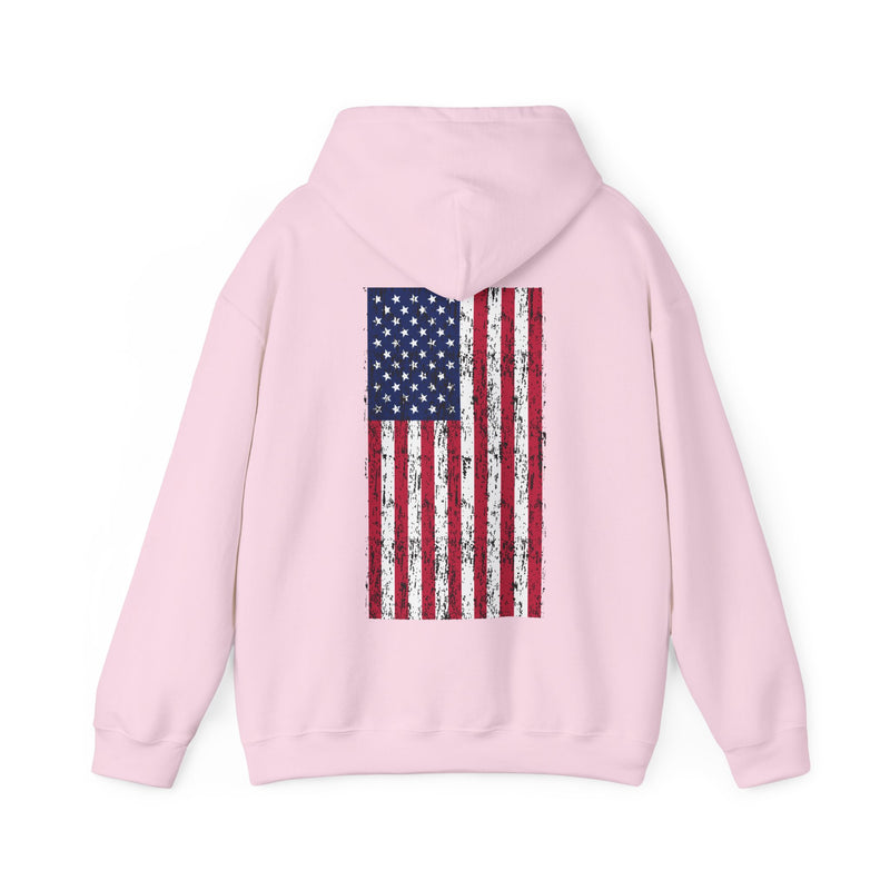 Load image into Gallery viewer, SMOKIN&#39; Doobie Cowboy Skull Americana Fly Rod Hoodie Sweatshirt
