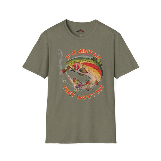 Smokin' Rainbow Trout Cigar T-Shirt