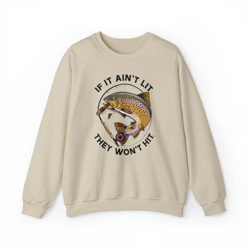 Load image into Gallery viewer, Smokin&#39; Brown Trout &amp; Mouse Sweatshirt
