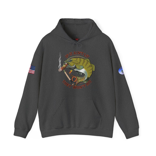 Co-Branded | Wildwood Smokin' Bass Patriot Hoodie Sweatshirt
