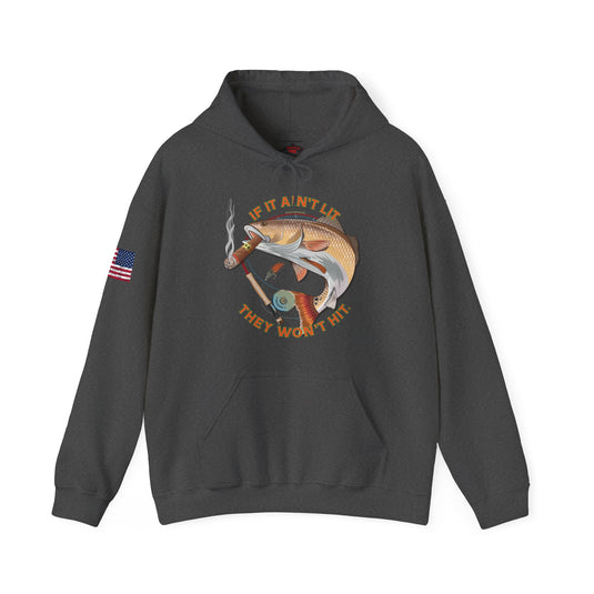 Smokin' Redfish Patriot Hooded Sweatshirt