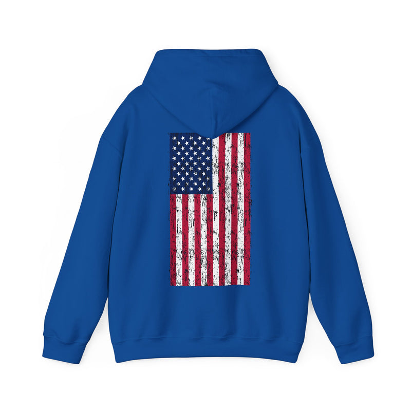 Load image into Gallery viewer, SMOKIN&#39; Doobie Cowboy Skull Americana Fly Rod Hoodie Sweatshirt
