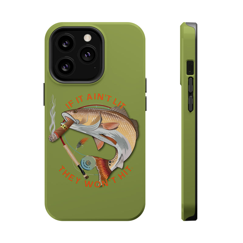 Load image into Gallery viewer, Smokin&#39; Redfish Rugged MagSafe iPhone Case
