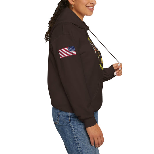 Smokin' Walleye Patriot Hoodie Sweatshirt