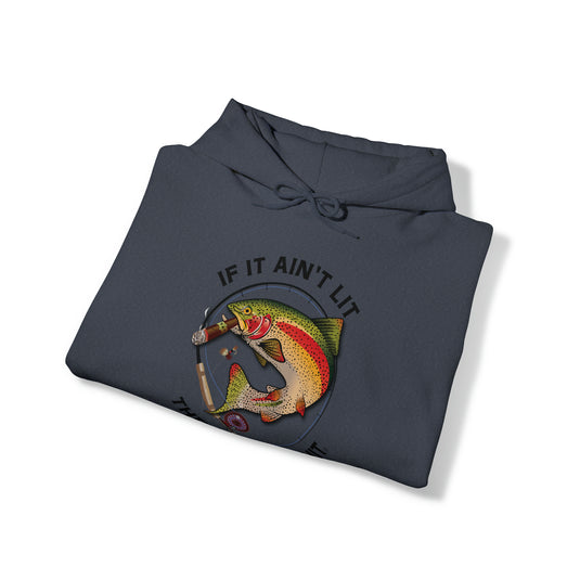 Smokin' Rainbow Trout Heavy Blend™ Hoodie Sweatshirt