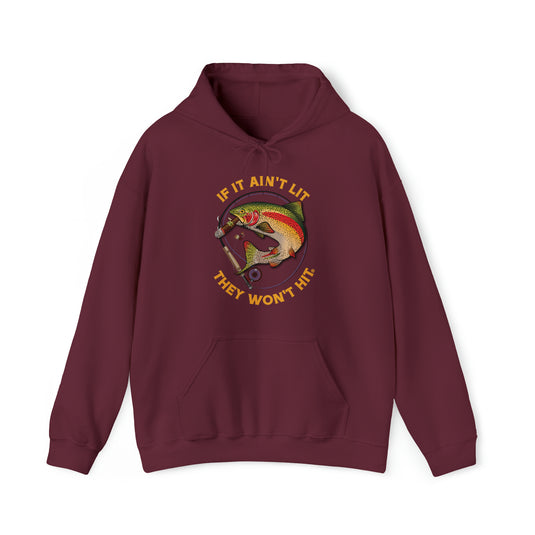Smokin' Rainbow Trout Unisex Heavy Blend™ Hooded Sweatshirt