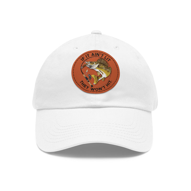 Load image into Gallery viewer, Smokin&#39; Walleye Cap with Leather Patch
