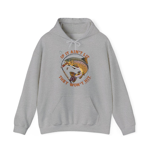 Smokin' Brown Trout & Mouse Hoodie