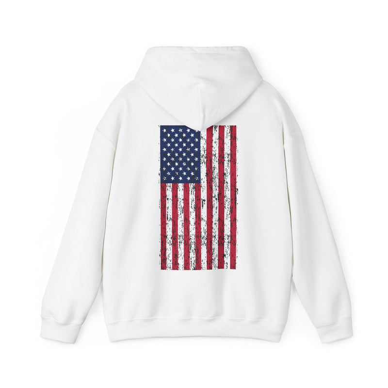 Load image into Gallery viewer, SMOKIN&#39; Doobie Cowboy Skull Americana Fly Rod Hoodie Sweatshirt

