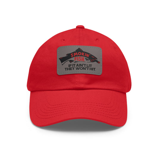 Smokin' Fish® Cap with Leather Patch