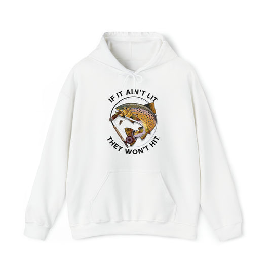 Smokin' Brown Trout & Mouse Heavy Blend™ Hoodie Sweatshirt