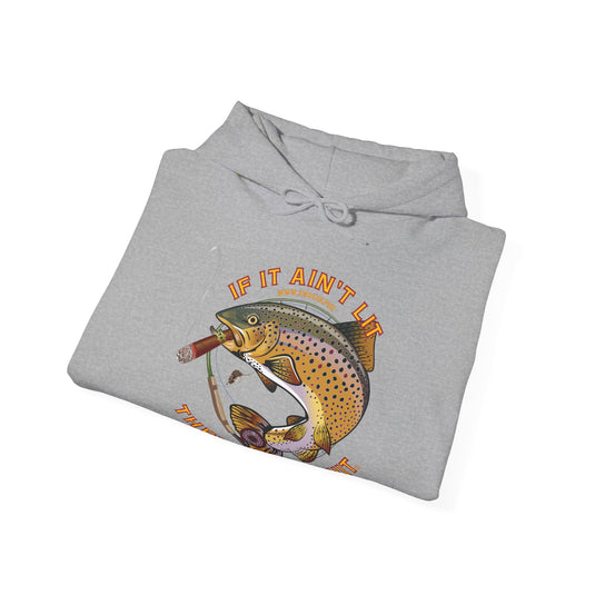 Smokin' Brown Trout Hooded Sweatshirt