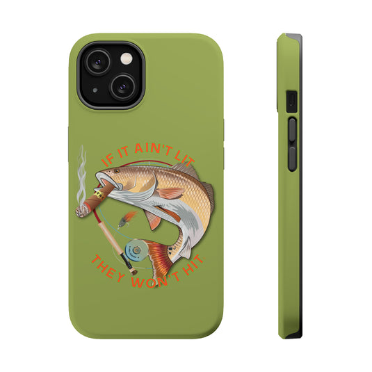 Smokin' Redfish Rugged MagSafe iPhone Case