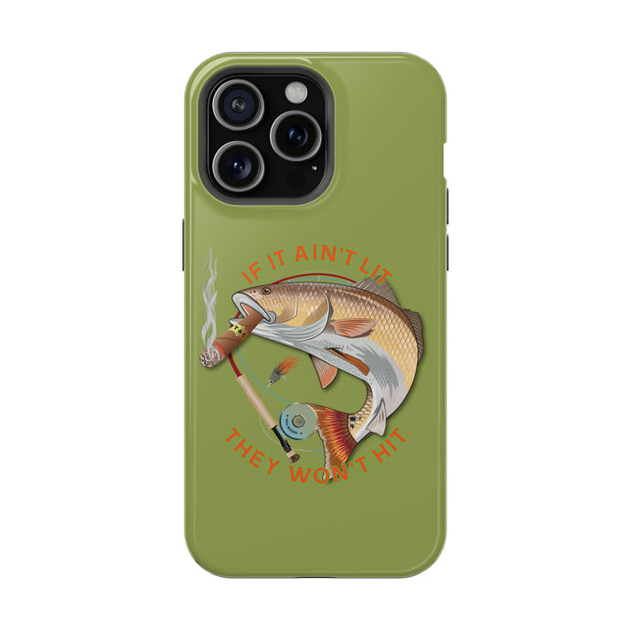 Smokin' Redfish Rugged MagSafe iPhone Case