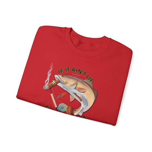 Smokin' Redfish Heavy Blend™ Crewneck Sweatshirt
