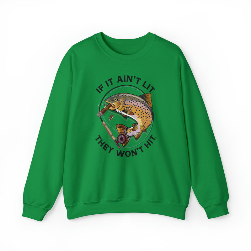 Load image into Gallery viewer, Smokin&#39; Brown Trout &amp; Mouse Sweatshirt

