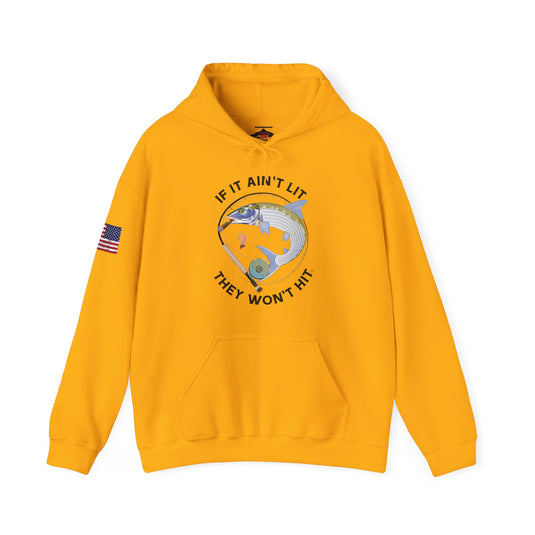 Smokin' Bonefish Patriot Hoodie Sweatshirt