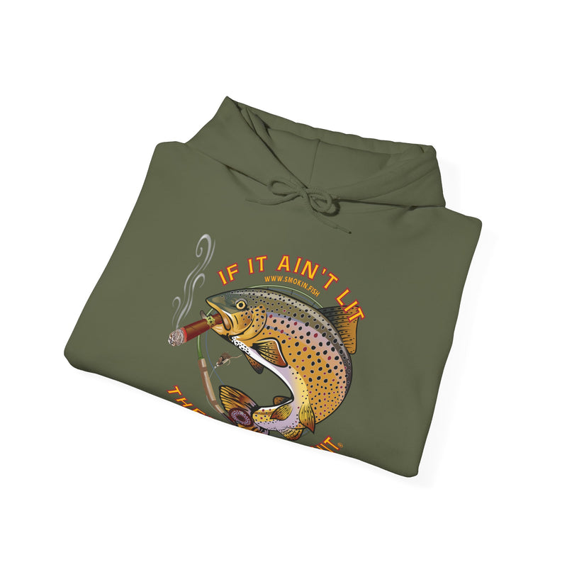 Load image into Gallery viewer, Smokin' Brown Trout Hooded Sweatshirt
