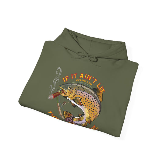 Smokin' Brown Trout Hooded Sweatshirt