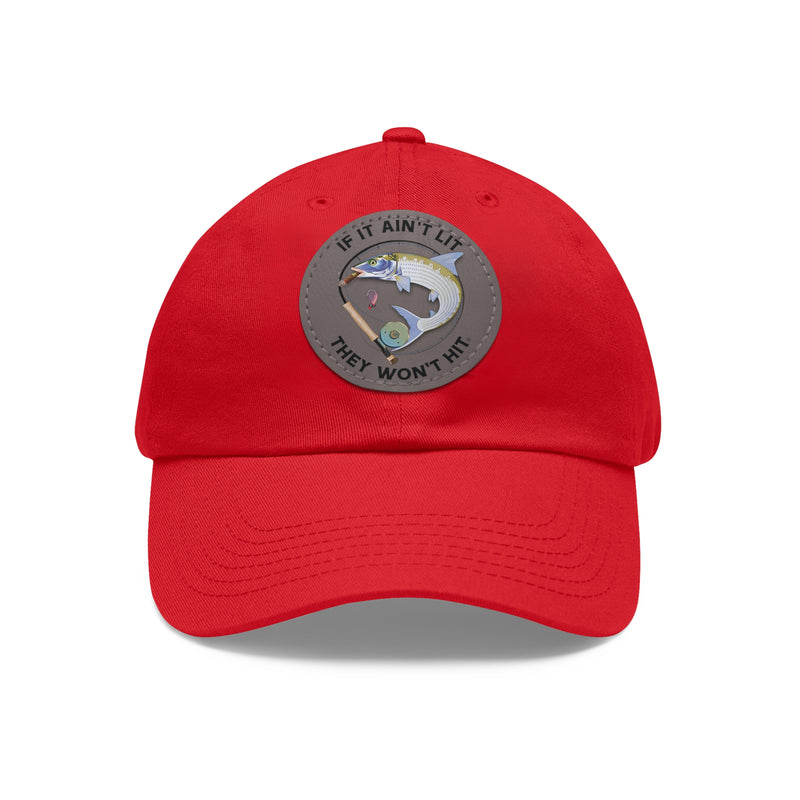 Load image into Gallery viewer, Smokin&#39; Bonefish Leather Patch Cap
